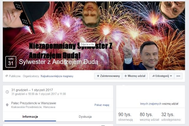 Wydarzenie na Facebooku bije rekordy popularności