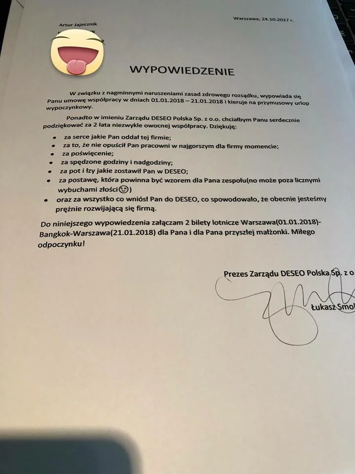 Tak wygląda nagroda za ciężką pracę