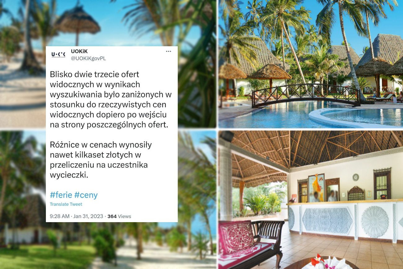UOKiK wszczął postępowanie przeciw wakacjom.pl