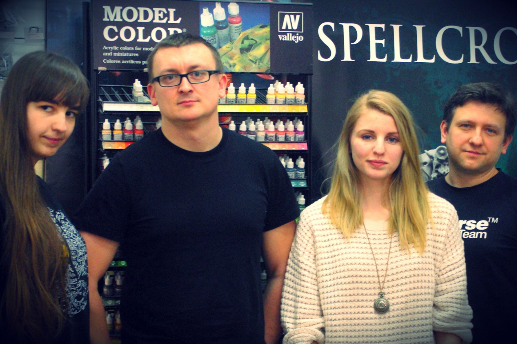 Ekipa Spellcrow: Monika, Marek, Beata, Piotr