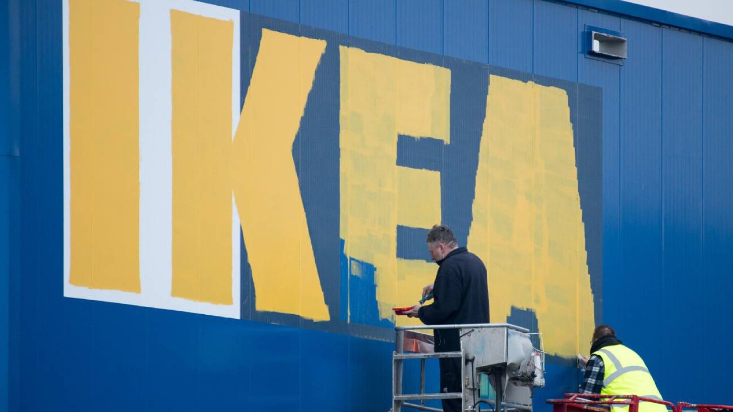 Logo IKEA, sklep meblowy
