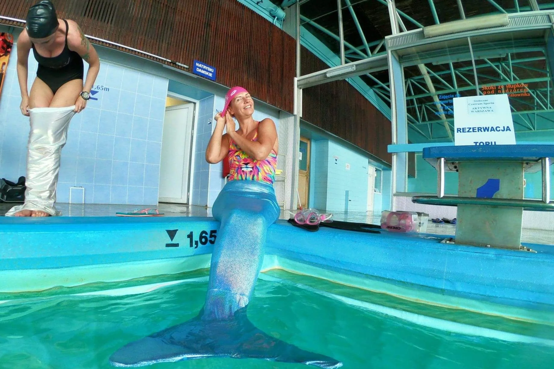 Magda jest instruktorem nurkowania i trenerem mermaidingu