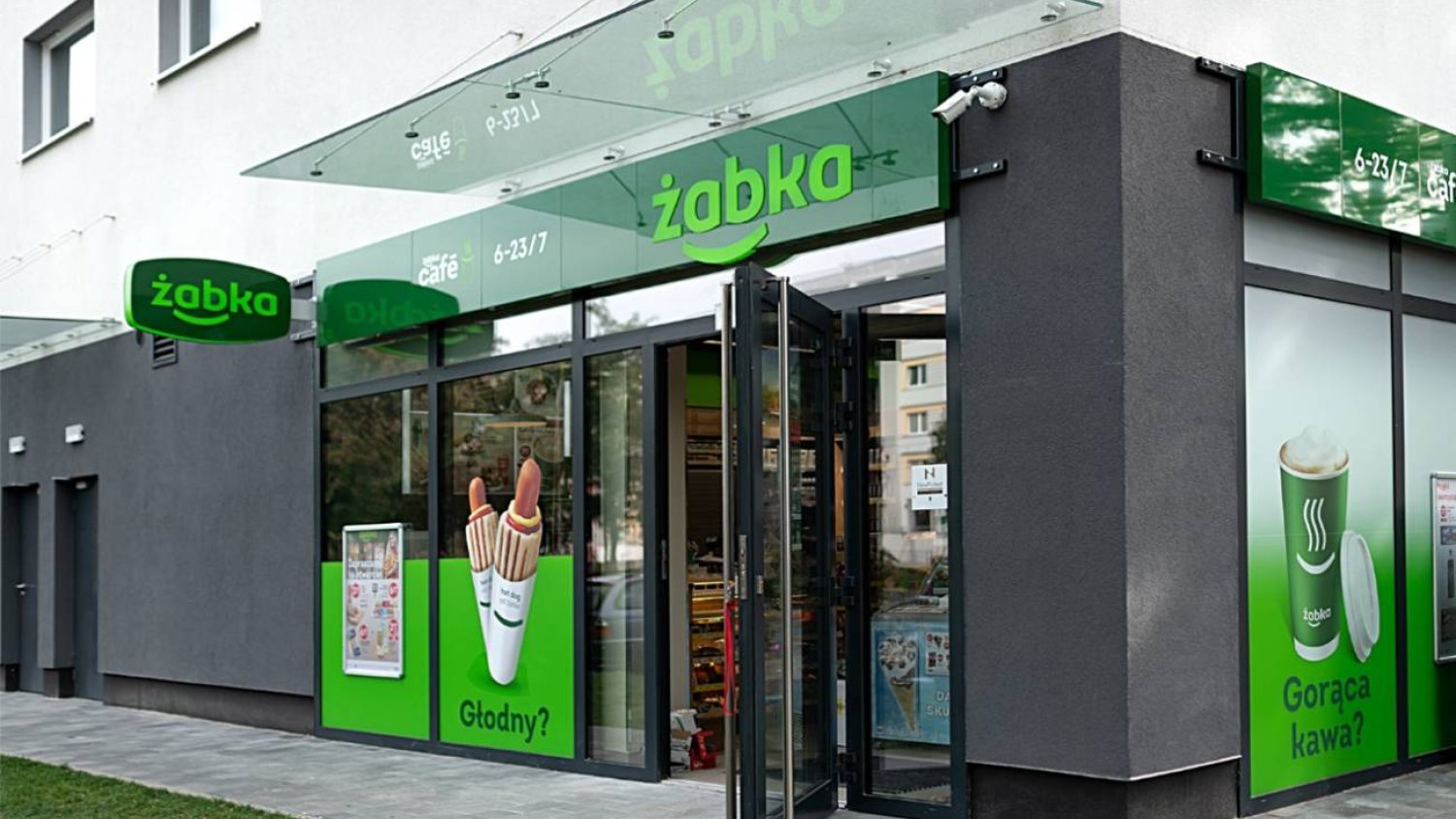 Front sklepu Żabka