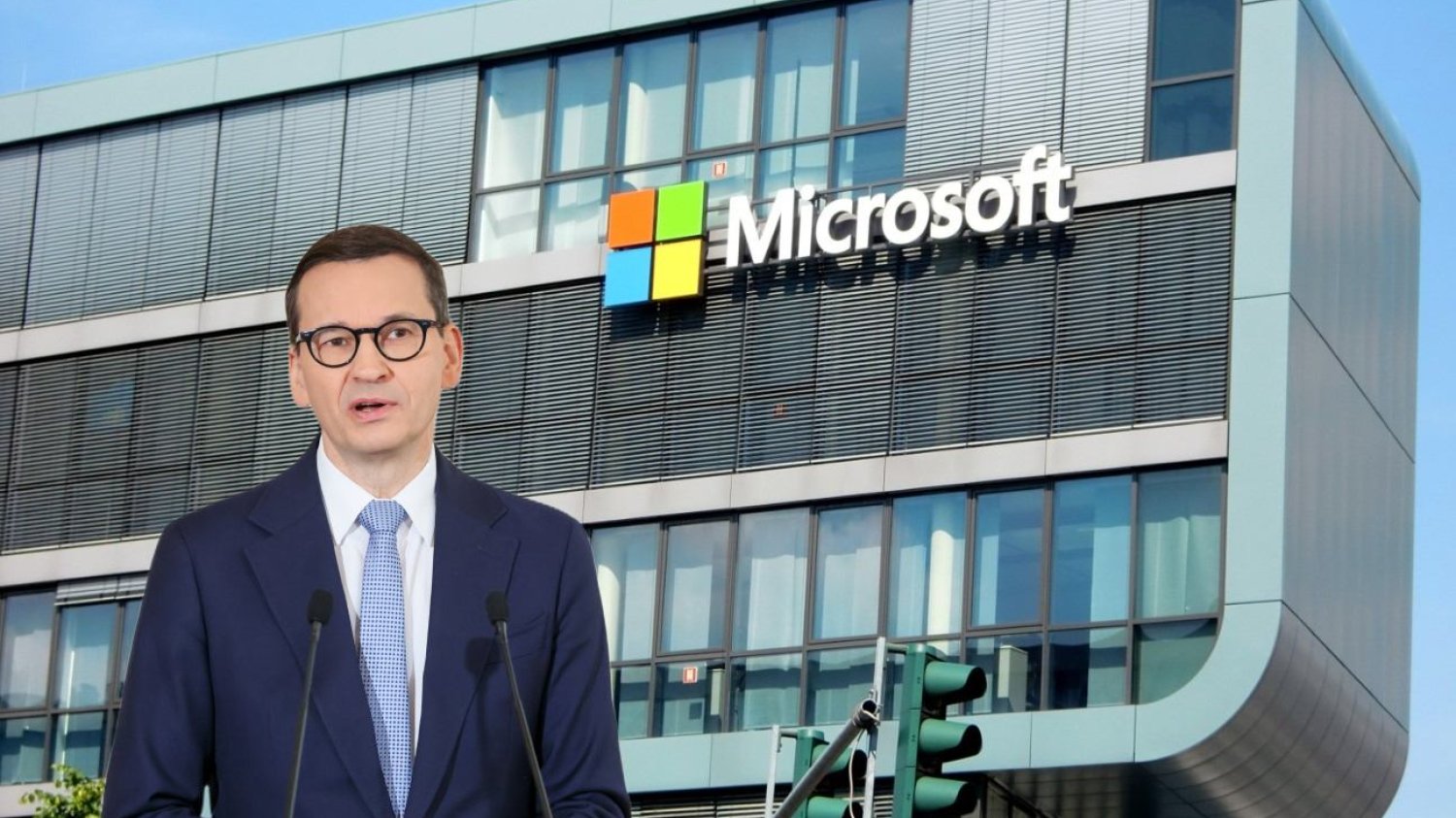Mateusz Morawiecki, siedziba Microsoft.