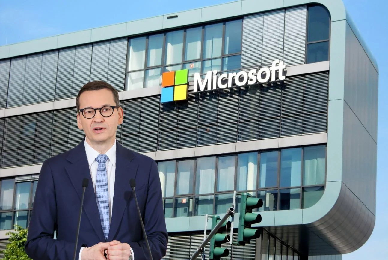 Mateusz Morawiecki, siedziba Microsoft.