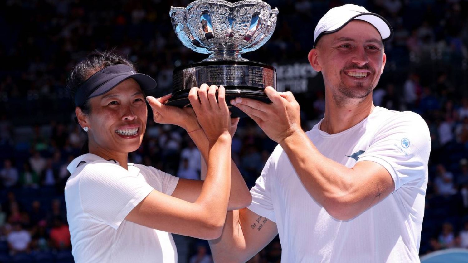Jan Zieliński wygrał miksta w Australian Open 2024.
