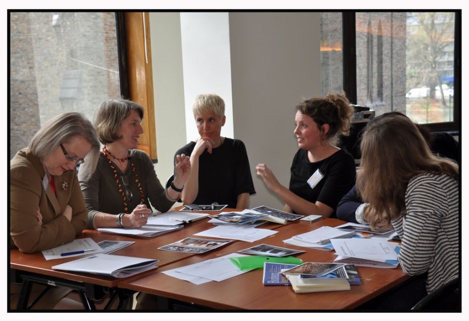 Uczestniczki konferencji "Women In Media", 8 kwietnia 2016 r., Bruksela