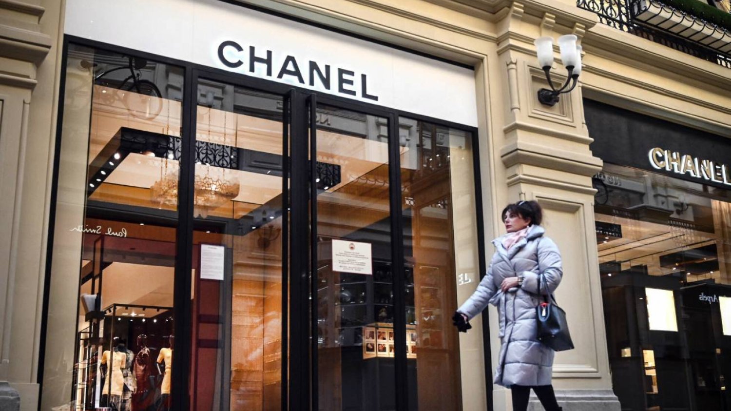 Zamknięty butik Chanel w Rosji