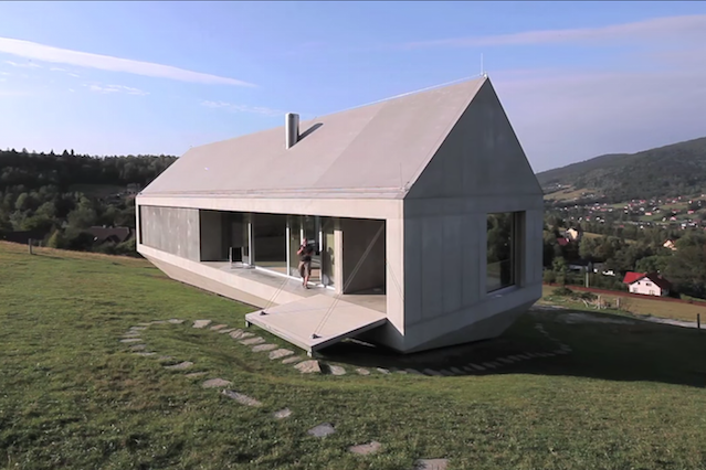 Dom, zaprojektowany przez Roberta Koniecznego.