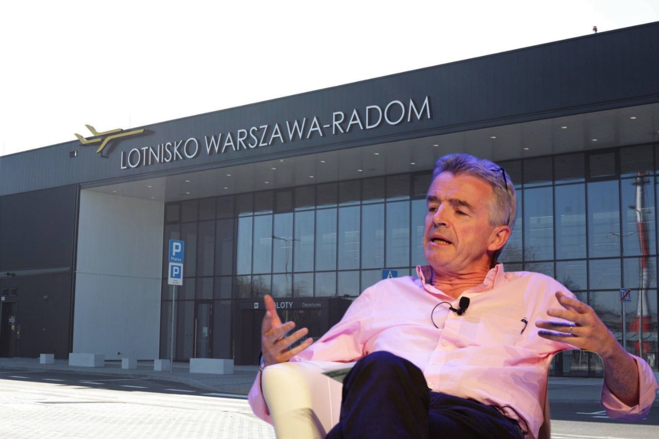 Lotnisko w Radomiu, Michael O'Leary.