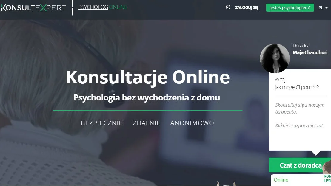 Strona internetowa Konsult Expert