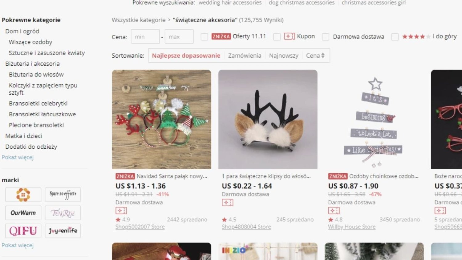 Pierwsza połowa listopada to ostatnia chwila, by zamówić świąteczne prezenty z Chin. Później mogą nie dotrzeć