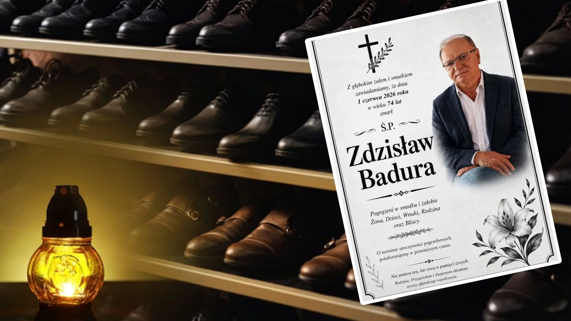 Zdzisław Badura nie żyje. Biznesmen był założycielem słynnej marki butów