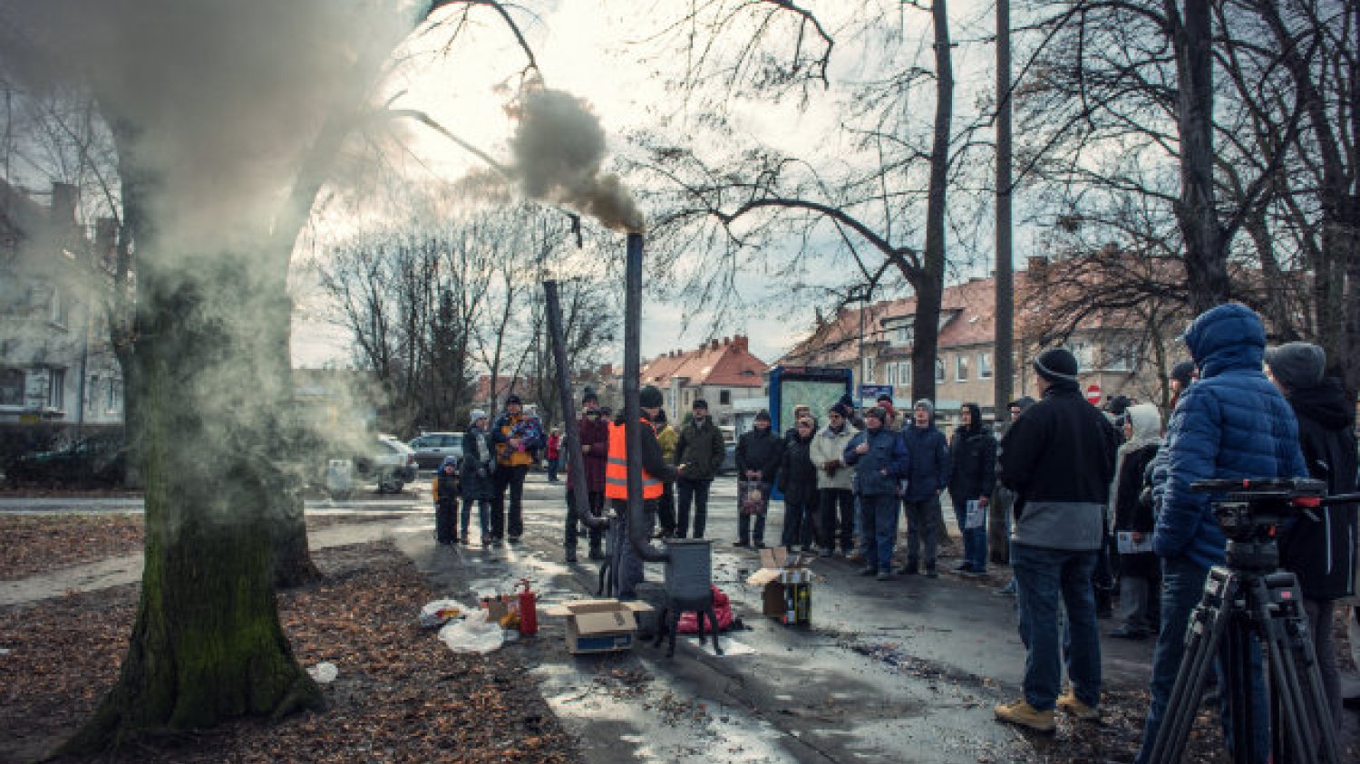 Antysmogowy happening we Wrocławiu
