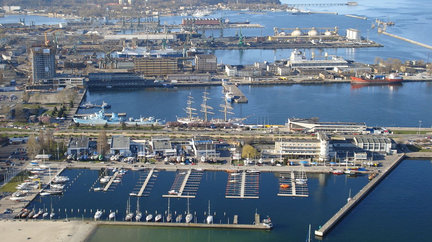 Gdynia z lotu ptaka