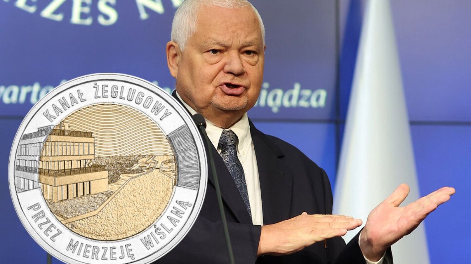 NBP wypuszcza nową monetę upamiętniającą przekop Mierzei Wiślanej