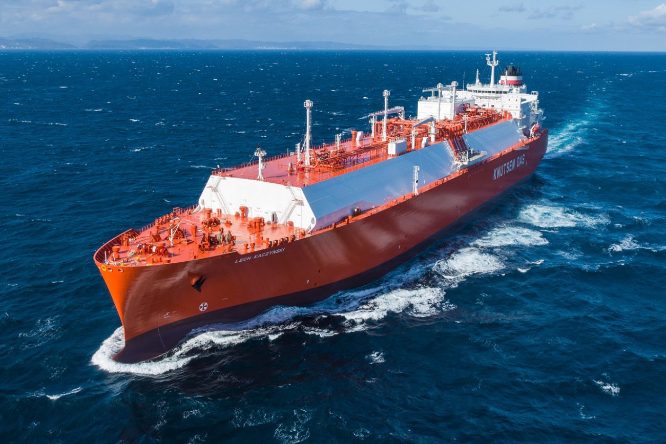 Gazowiec "Lech Kaczyński" Grupy Orlen wpłynie do terminala w Świnoujściu