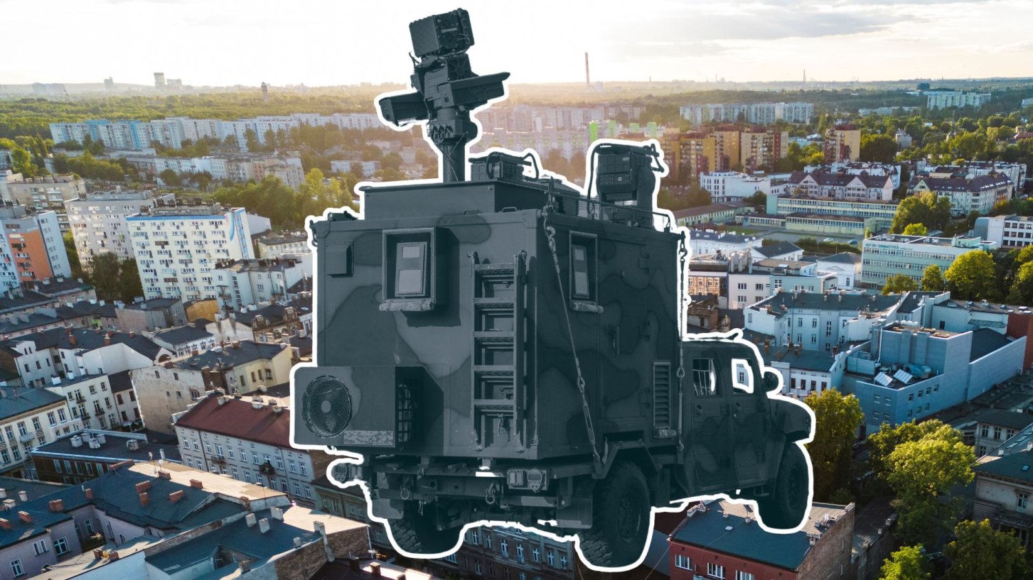 Pojazd zakłócający działanie dronów. Sosnowiec inwestuje we własną antydronową tarczę.