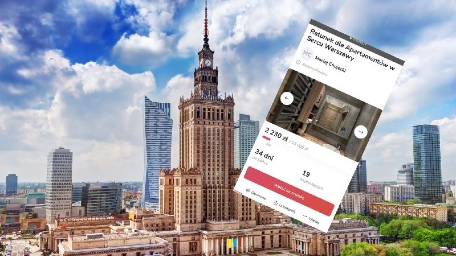 Młody przedsiębiorca Maciej Chojecki uruchomił na Zrzutce zbiórkę mającą wspomóc w lockdownie jego firmę.