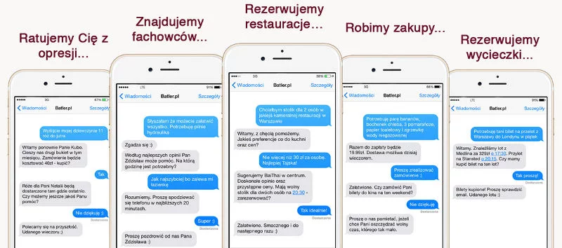 Przykłady zastosowań usług Batler.pl.