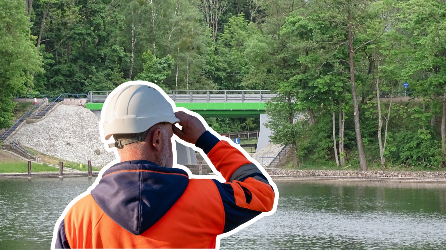 Nowa inwestycja nad Kanałem Augustowskim. Poprawi się nie tylko komfort mieszkańców Kanał Augustowski i robotnik.