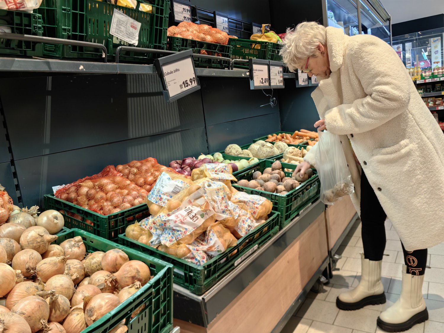 Wzrost cen artykułów spożywczych w sklepach
