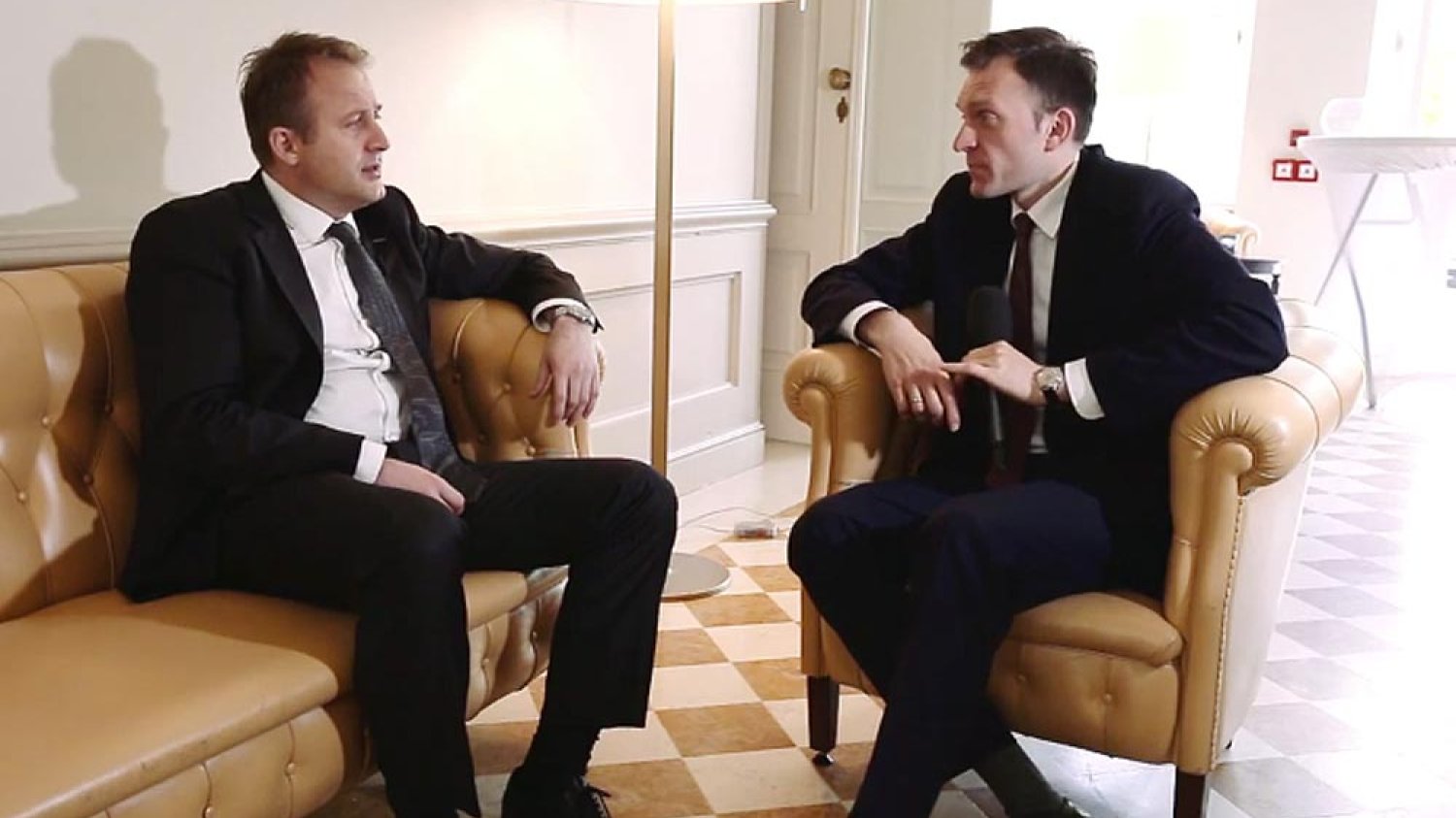 Tomasz Machała i doktor Maciej Wieczorek - Celon Pharma rozpoczyna wspólnie z NCBR nowy program badawczy