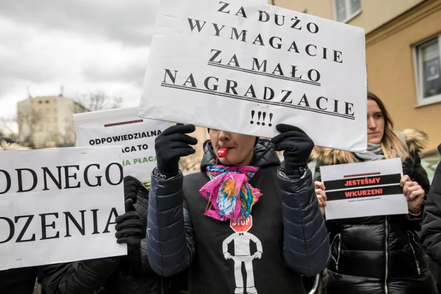 Strajk pracowników sądów i prokuratur. Domagają się oni podwyżek nie mniejszych niż nauczyciele.