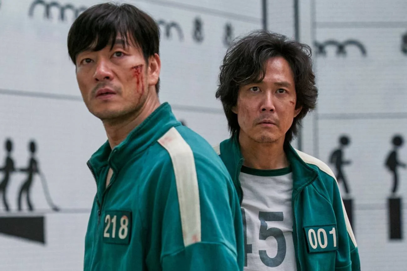 Postaci serialu Squid Game - Cho Sang-woo i Seong Gi-hun