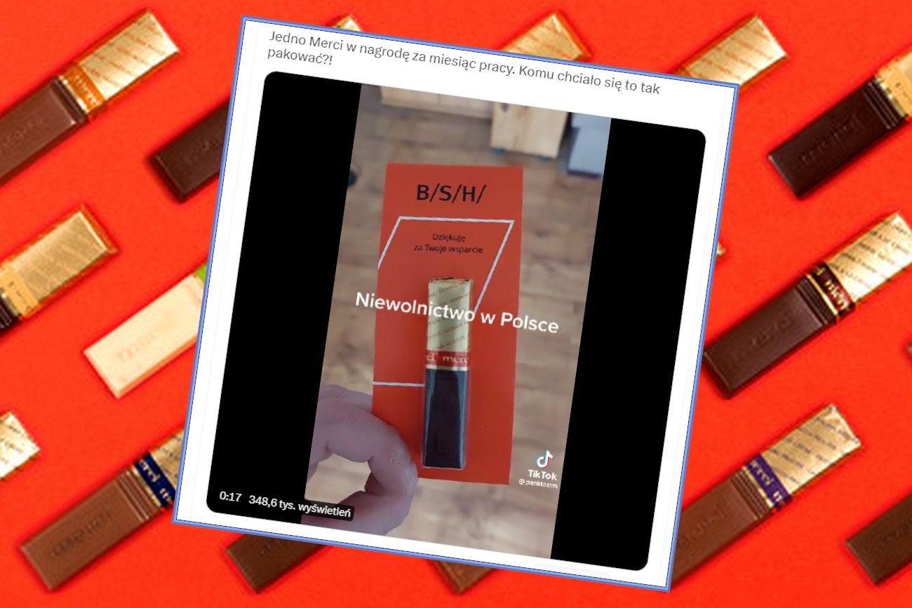 Tylko jedna? Część pracowników obdarowanych czekoladką poczuła się obrażona.