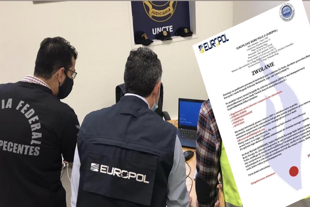 Oszustwo na oskarżenie o pedofilię.