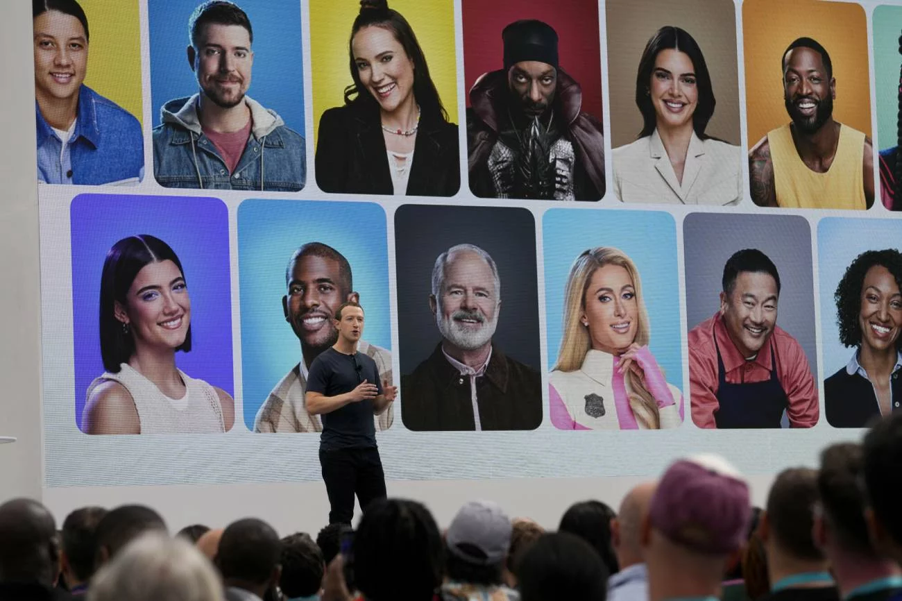 Zuckerberg na konferencji Mety.
