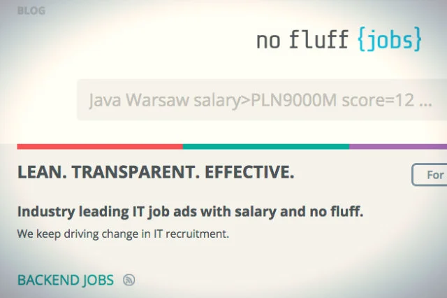 W No Fluff Jobs ogłoszenie bez podania widełek płacowych dla kandydatów nie przejdzie