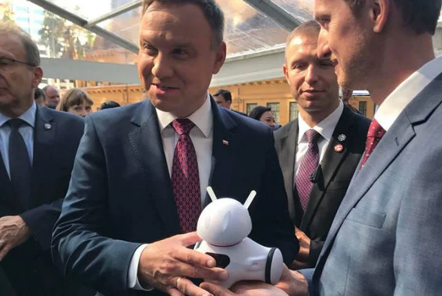 Możliwościami polskiego robota zainteresował się również prezydent Andrzej Duda