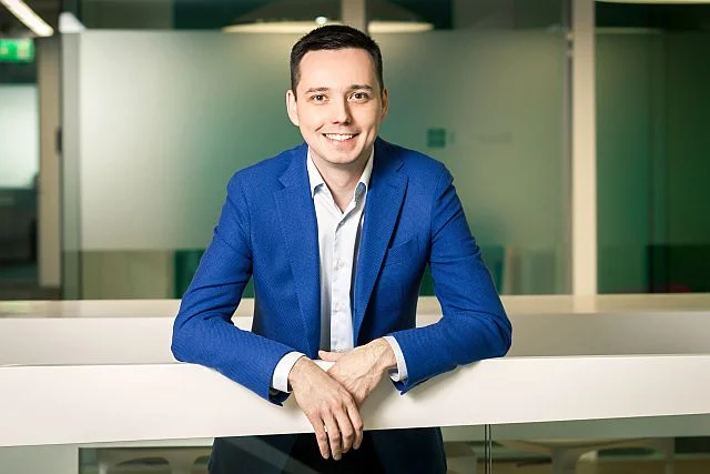 Wojciech Życzyński, członek zarządu polskiego oddziału Microsoft, zaangażowany w Startberry