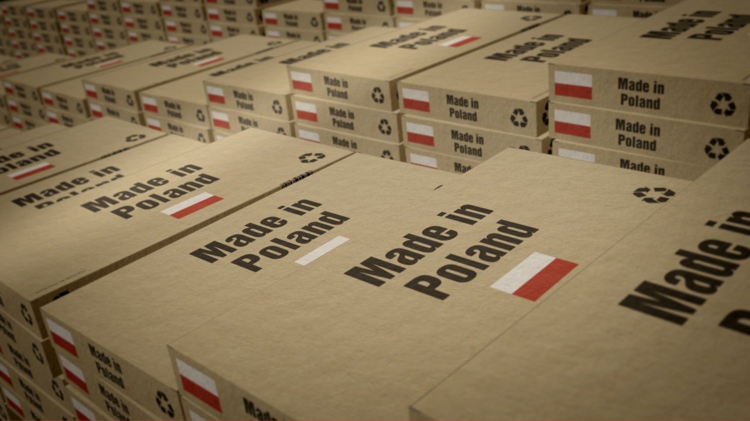 Pudełka z napisem "Made in Poland". Raport o patriotycznych konsumentach.