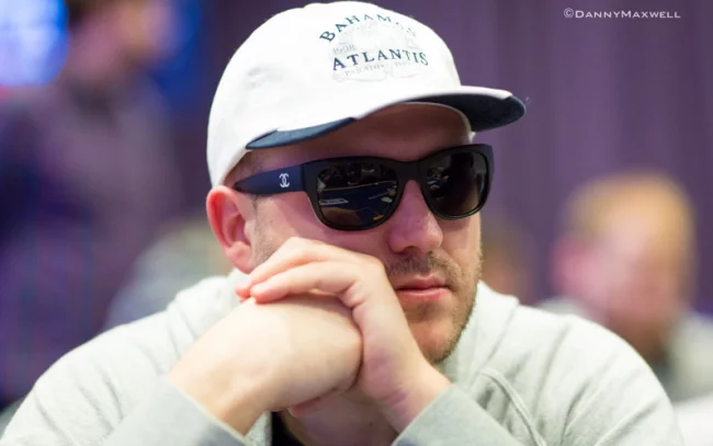 Piotr Franczak przy pokerowym stole