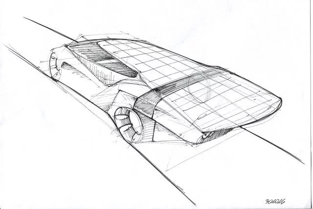 Projekt Eagle II - widok z tyłu
