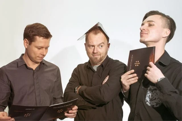 Dominik Zimakowski (v-ce prezes, dział sprzedaży i marketingu), Krzysztof Rosłonek (prezes, dział produkcji) i 
Łukasz Sztejna (dział designu i R&D) –  współwłaściciele Portman Custom Lights