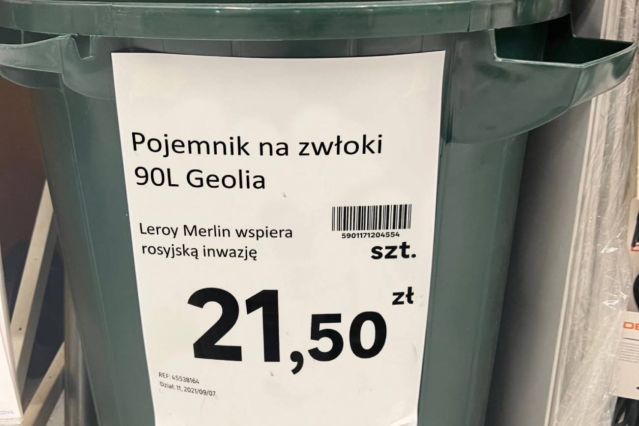 Akcja bojkotu Leroy Merlin - #PobierzWydrukujPodmień.