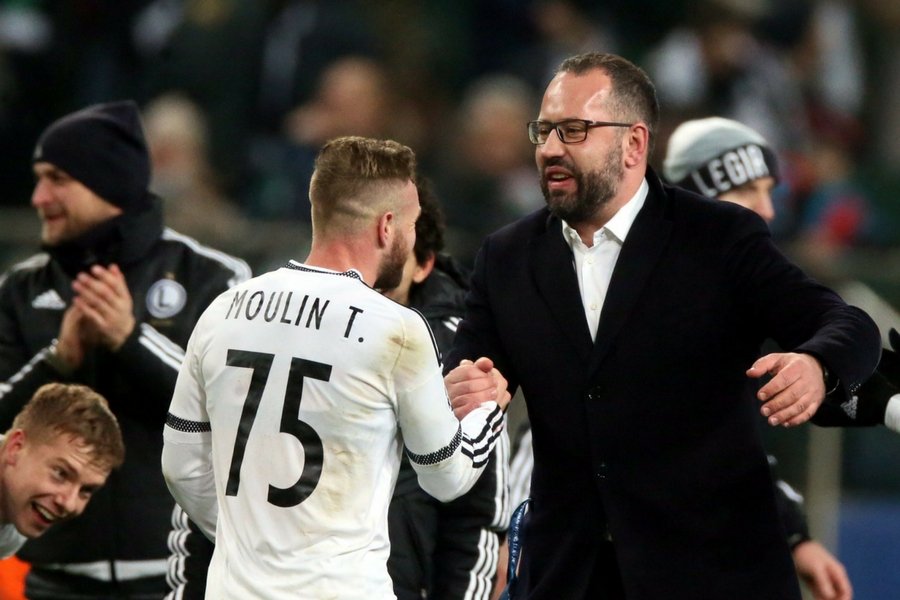 Bogusław Leśnodorski (po prawej), do niedawna prezes Legii Warszawa, teraz zaangażował się w Abstra.