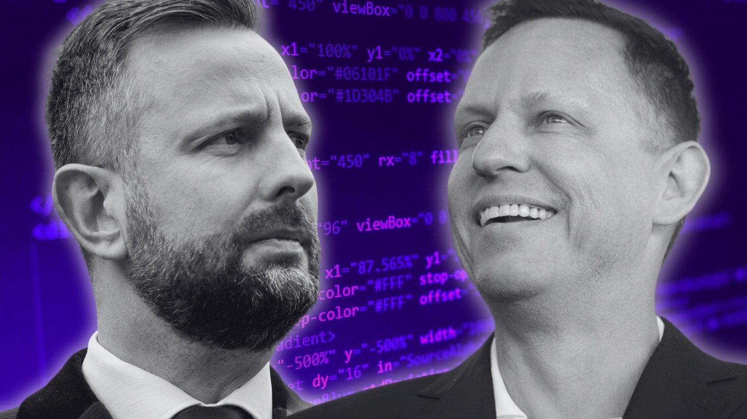 Peter Thiel, współzałożyciel Palantir oraz Władysław Kosiniak-Kamysz, szef Ministerstwa Obrony Narodowej.