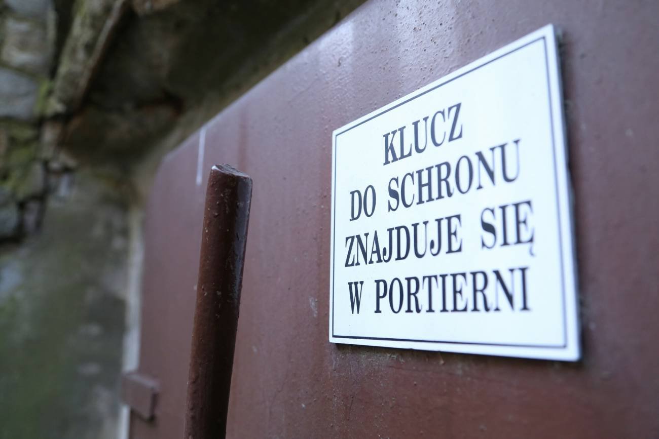 Schron przy olsztyńskim ratuszu. Zdjęcie poglądowe.