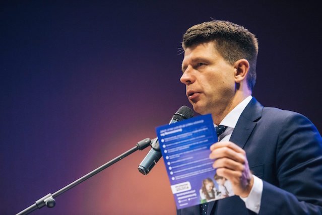 Ryszard Petru, prezes .Nowoczesnej.