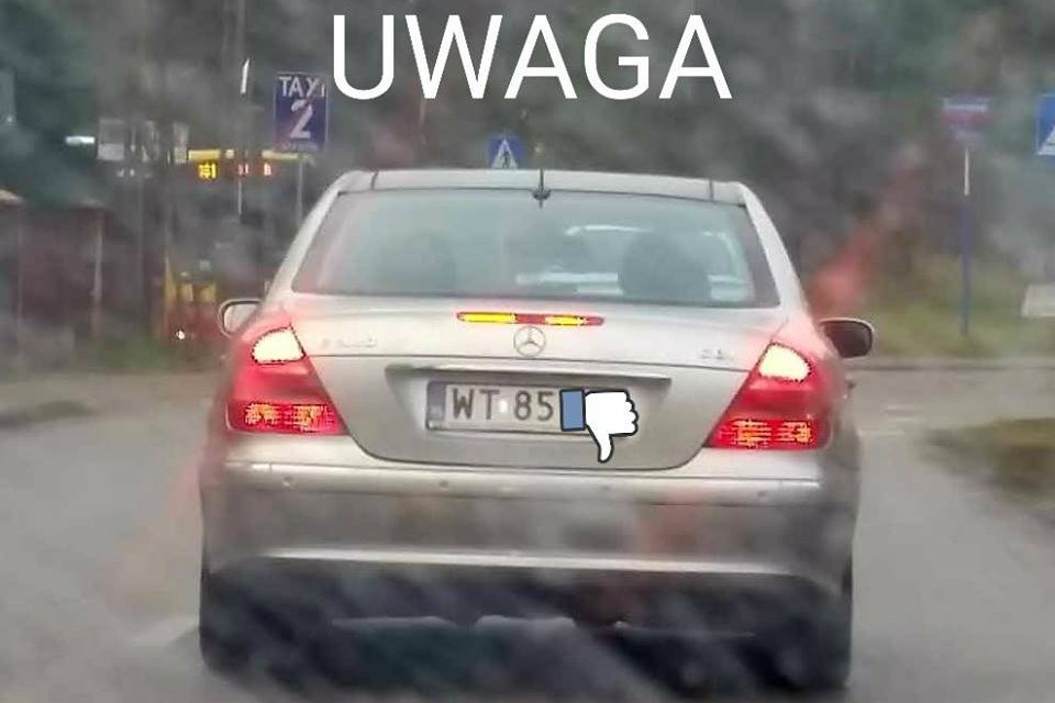 Kierowca wymierza sprawiedliwość za pomocą Facebooka
