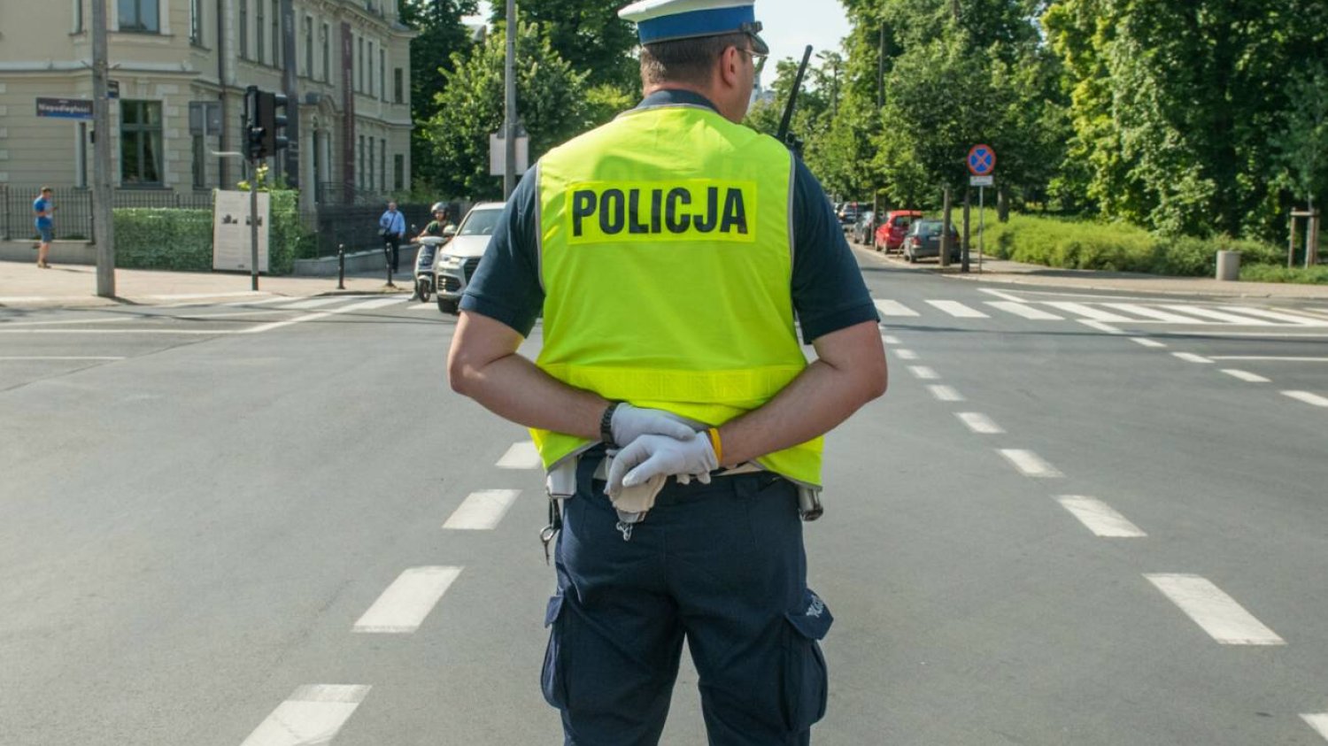 Policjant na ulicy