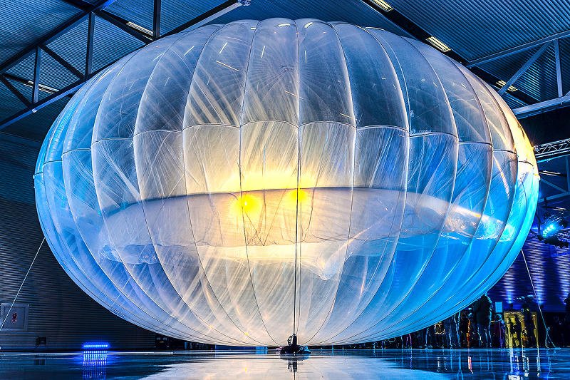 Jeden z balonów Project Loon.