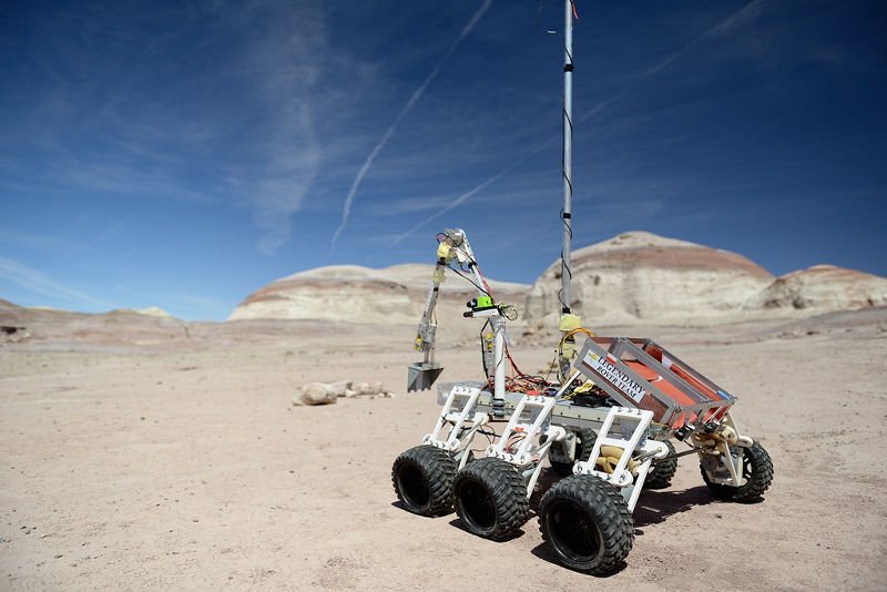 Konkurs University Rover Challenge odbywa się na pustyni w stanie Utah.