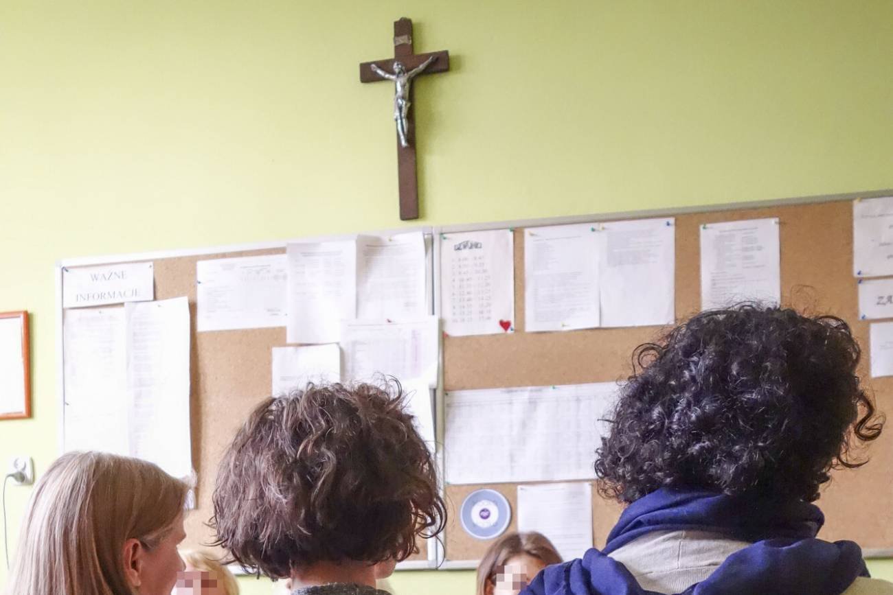 Lekcja religii w szkole