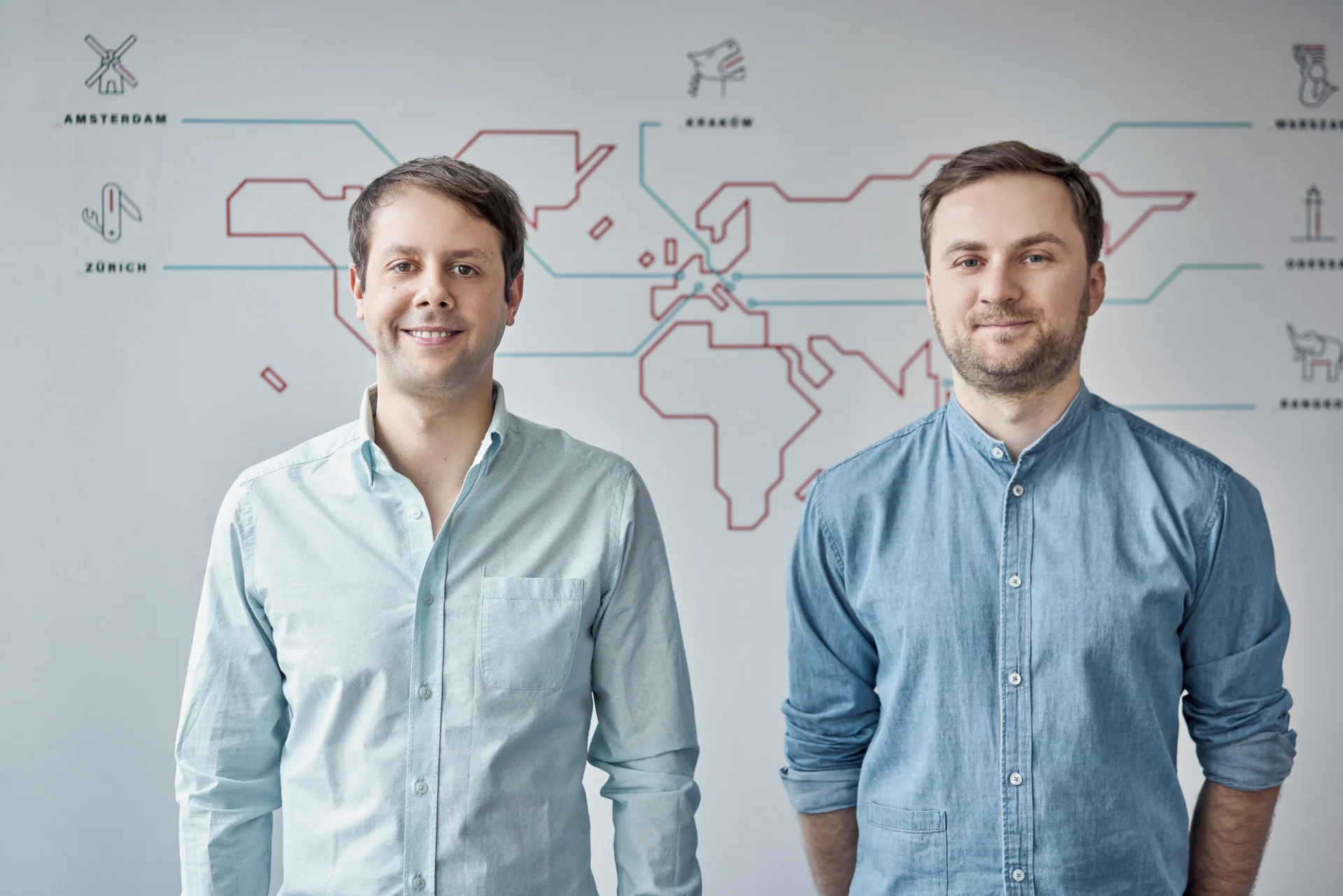Mateusz Zabierowski i Krzysztof Langer, założyciele Admind.